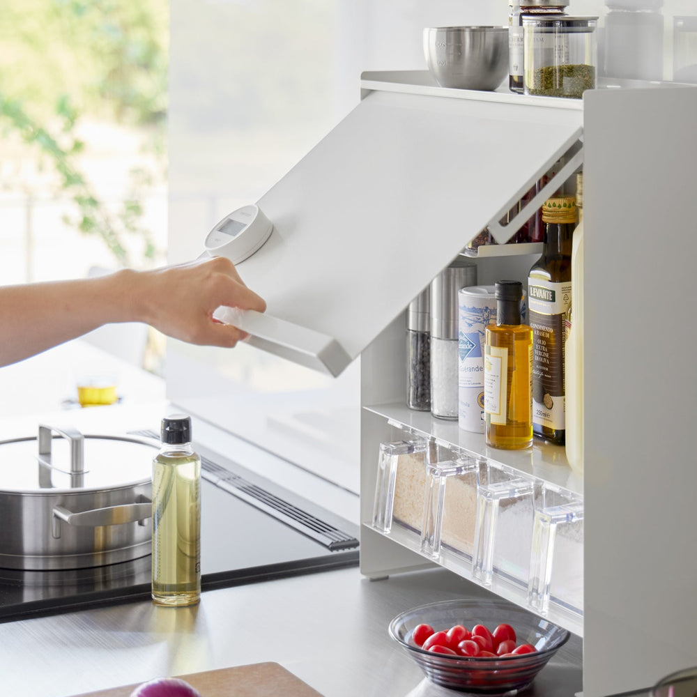 
                      
                        Concealable Steel Spice Rack
                      
                    