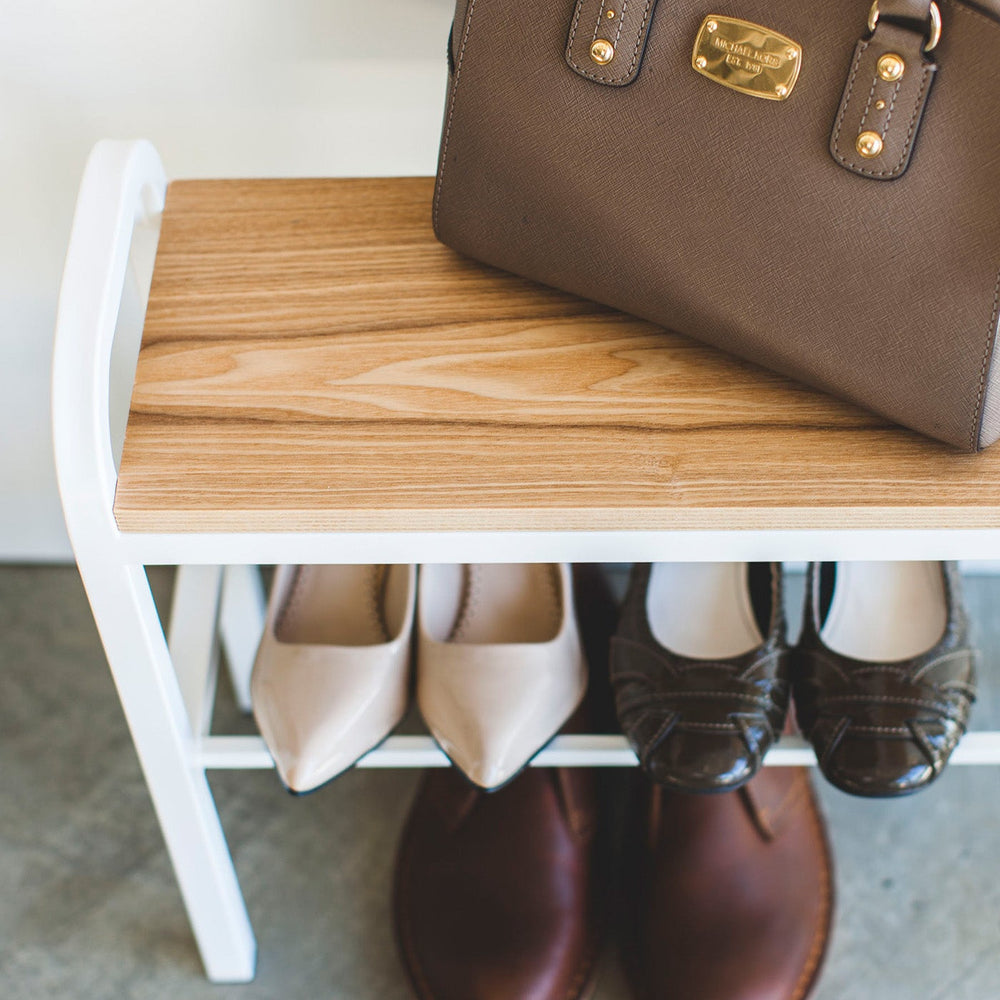 
                      
                        Shoe Organizer & Bench, 18" H
                      
                    