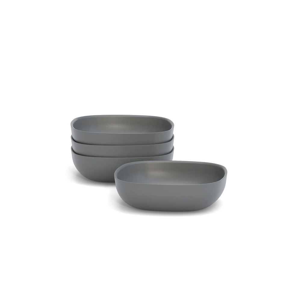 Bamboo Solo Salad Bowl, Set of 4 - Smoke