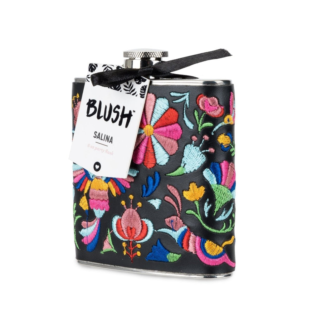
                      
                        True Salina Embroidered 6 oz Stainless Steel Flask - lily & onyx
                      
                    