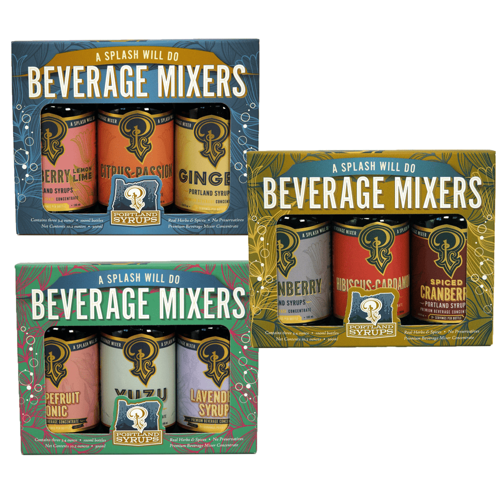 Portland Syrups Sampler Pack Trio - lily & onyx