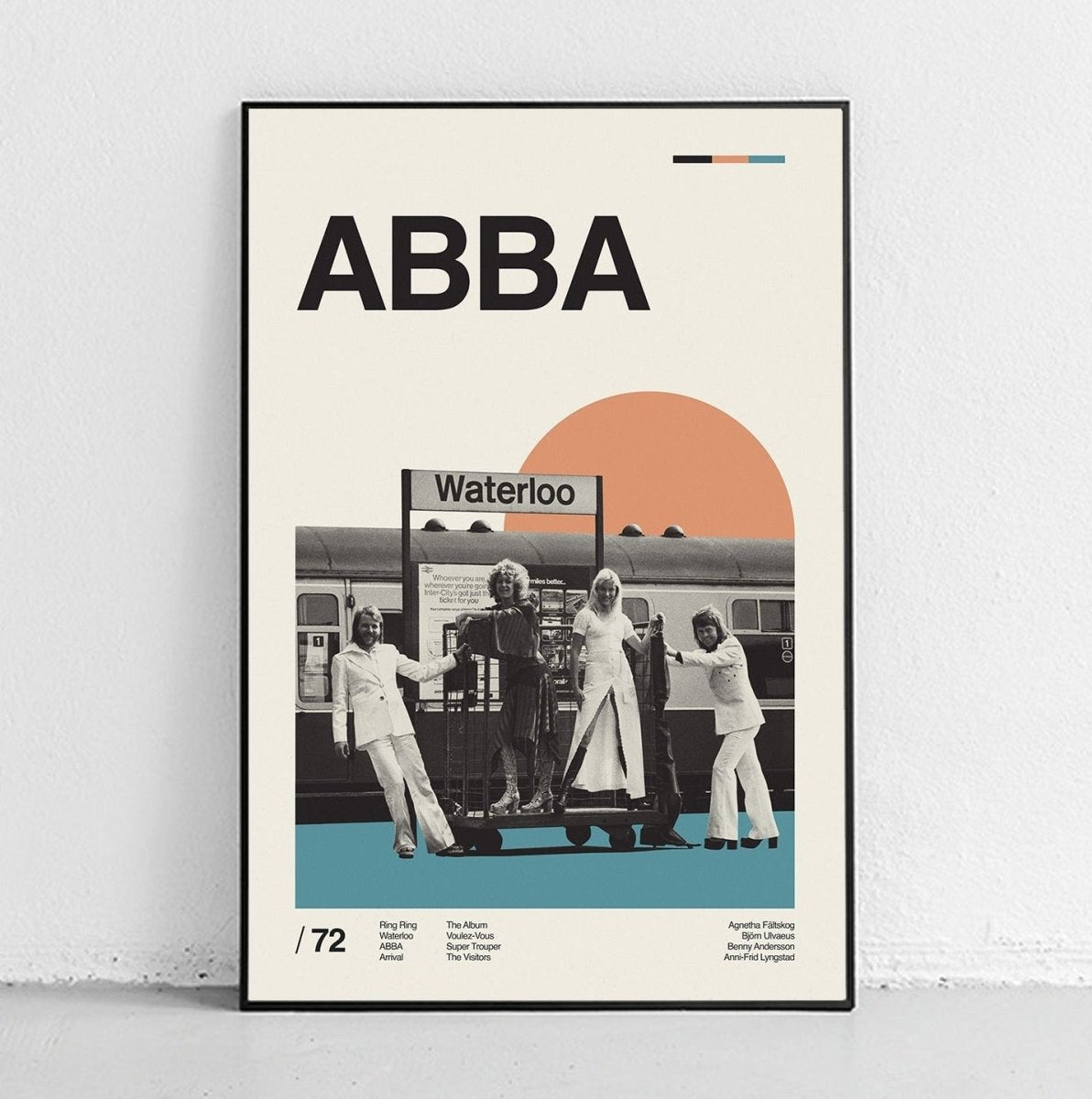 Sandgrain Studio ABBA Art Print