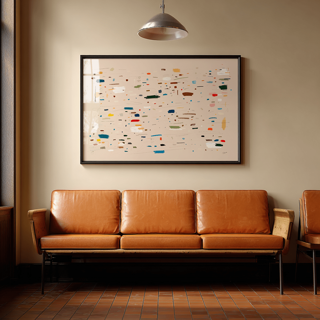 Sandgrain Studio Accumulation by Seb Moran | Modern Abstract Wall Art Print