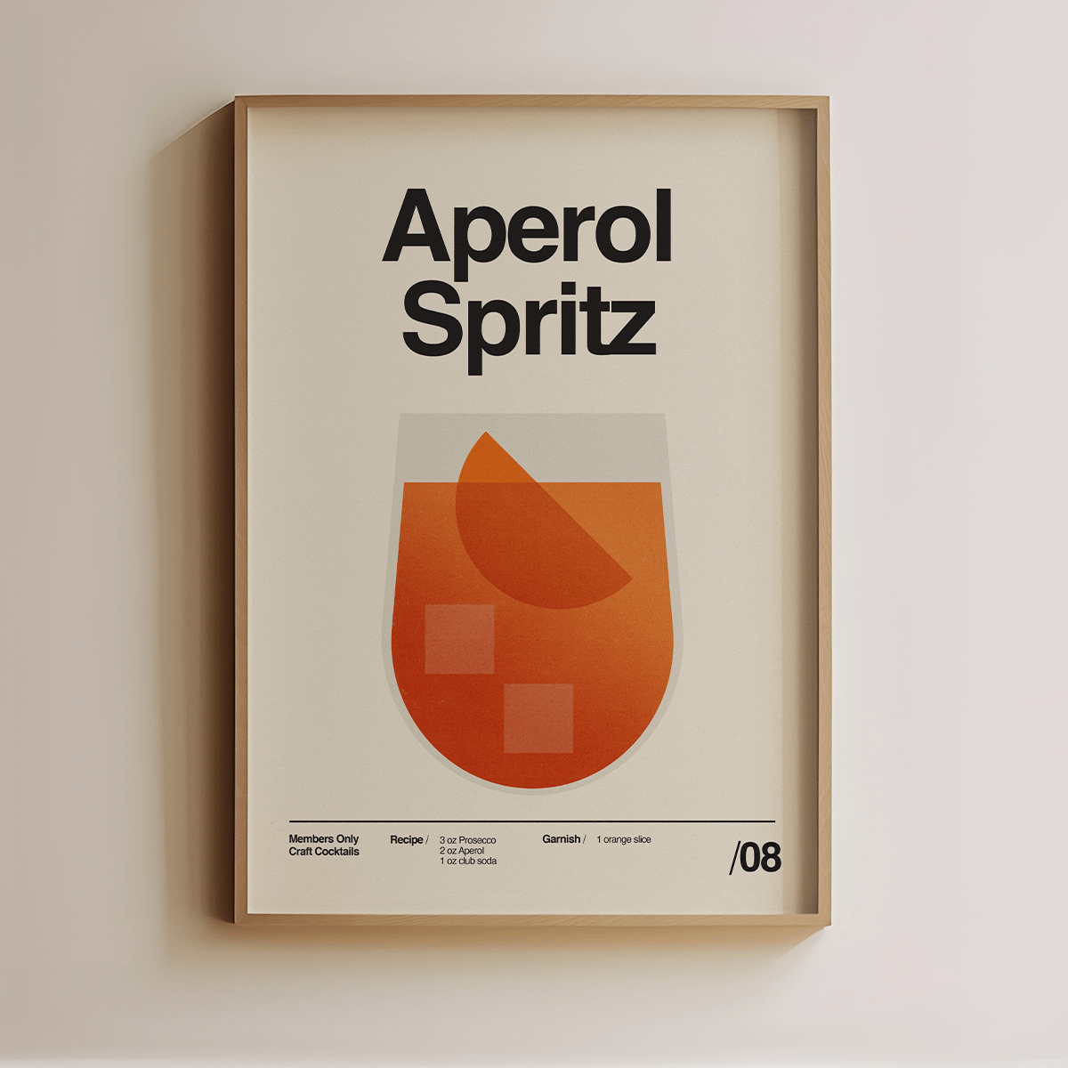 Sandgrain Studio Aperol Spritz Art Print