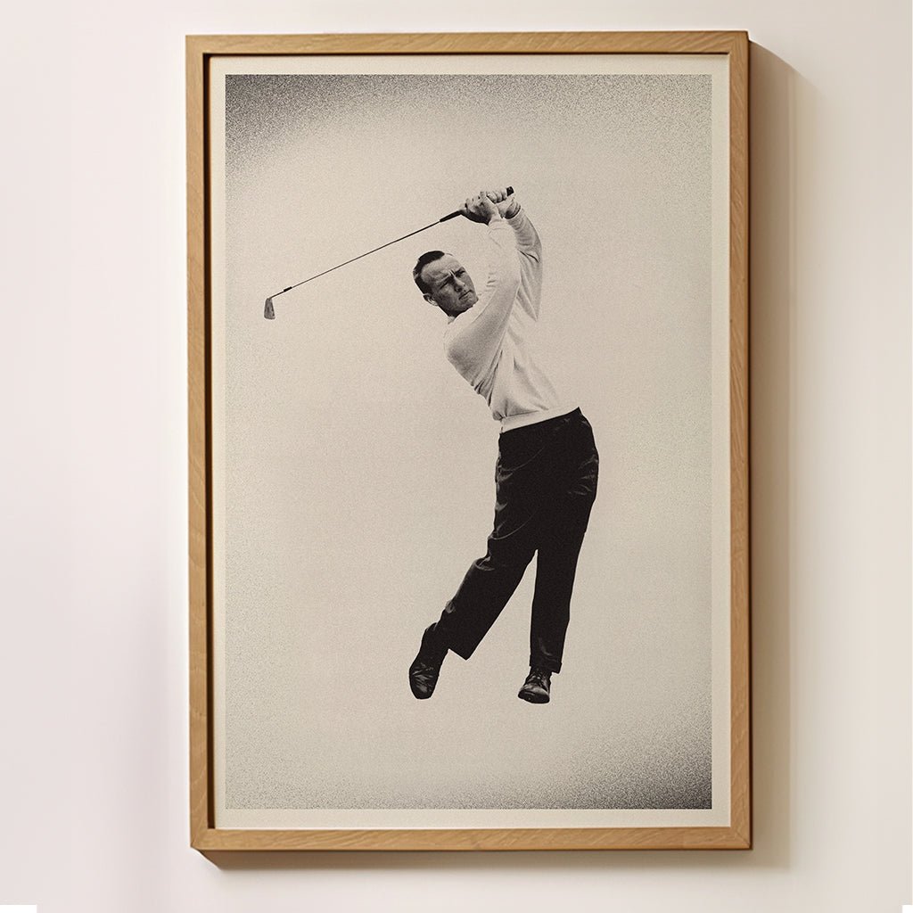 Sandgrain Studio Arnold Palmer - Golf Art Print