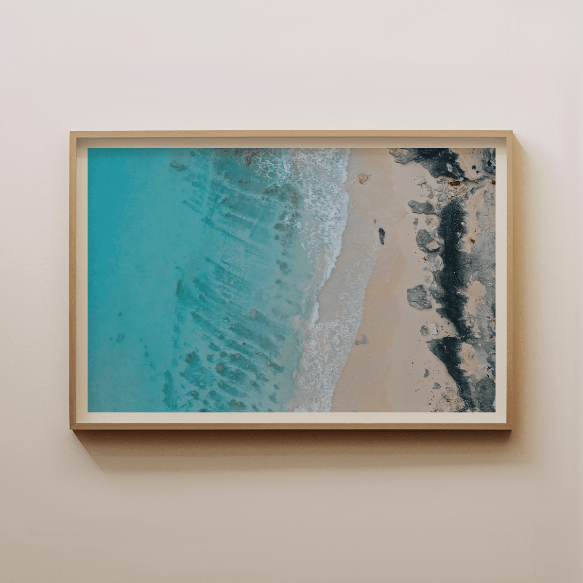Sandgrain Studio Bermuda Waves Beach Photography Print by Luis Martinez - Coastal Ocean Art