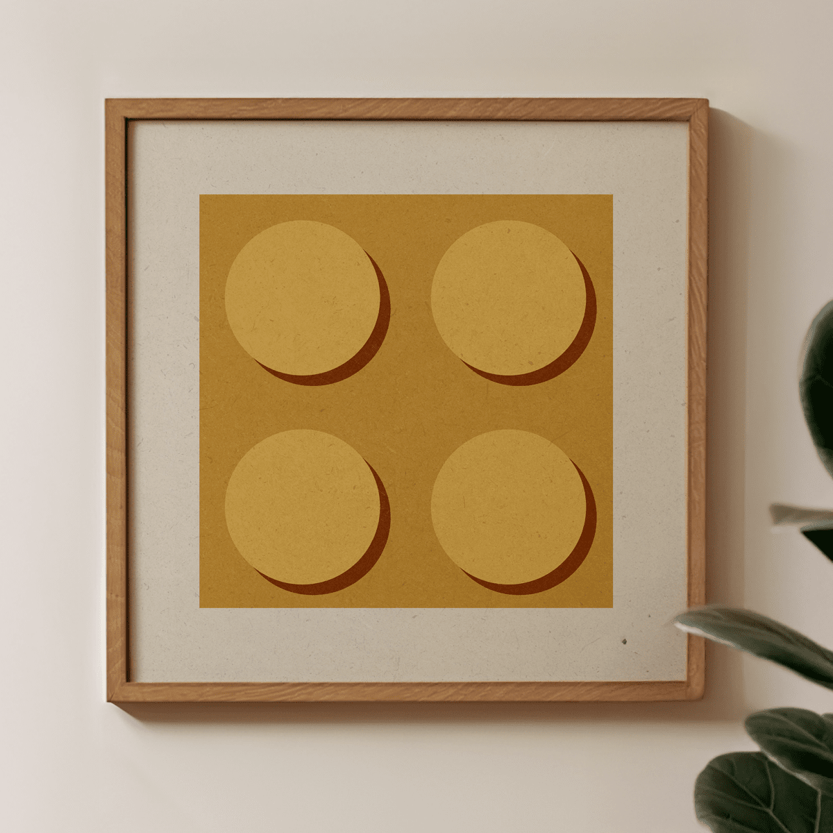 Sandgrain Studio Builder Bricks LEGO Inspired Art Print – Minimalist Geometric Wall Decor