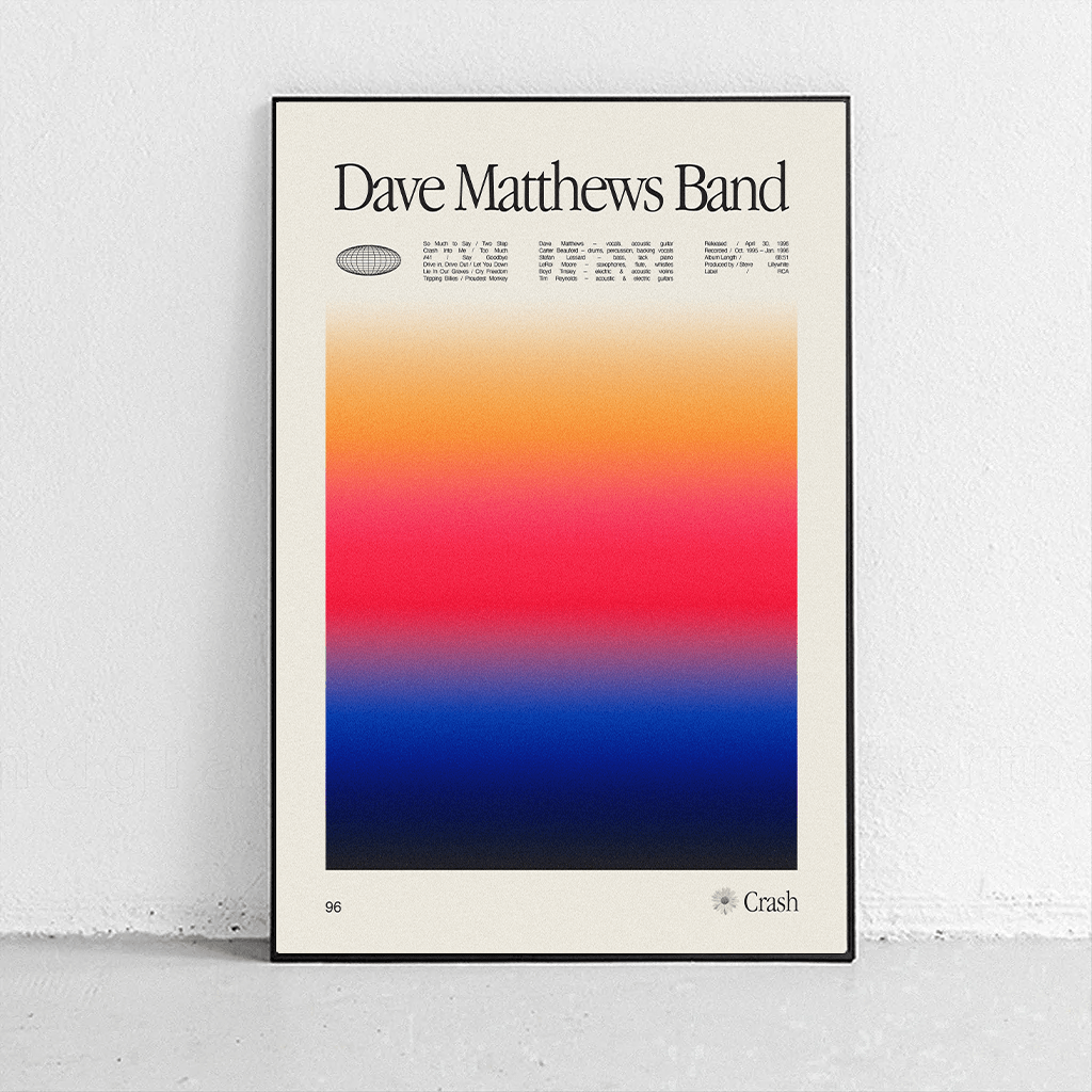 Sandgrain Studio Dave Matthews Band - Crash Art Print