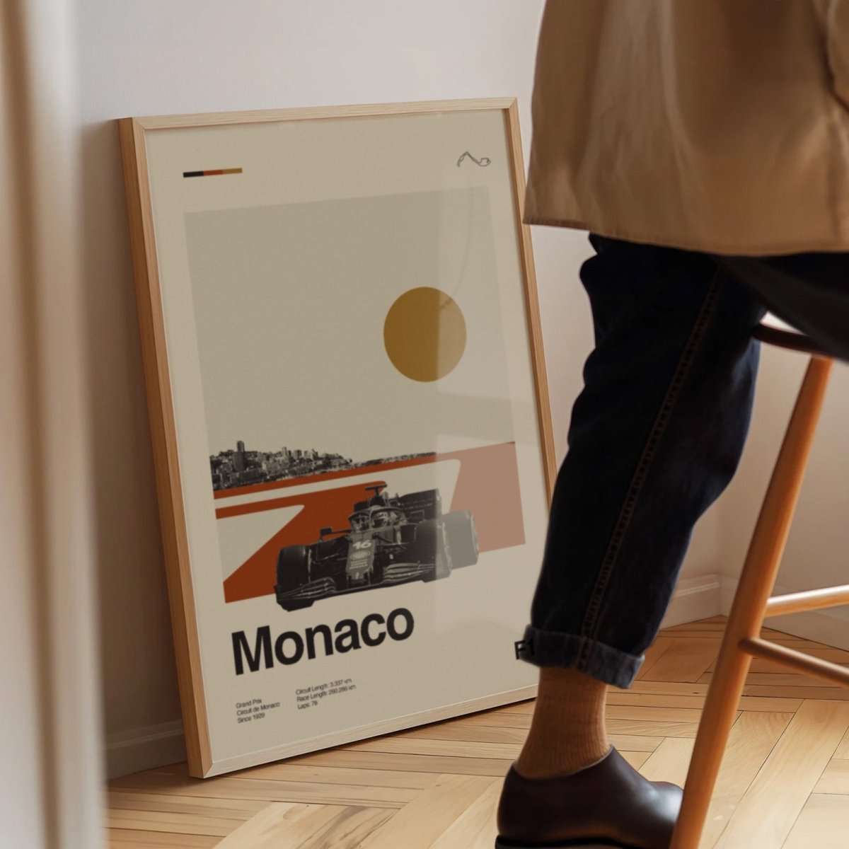 Sandgrain Studio F1 Monaco - Formula One Art Print
