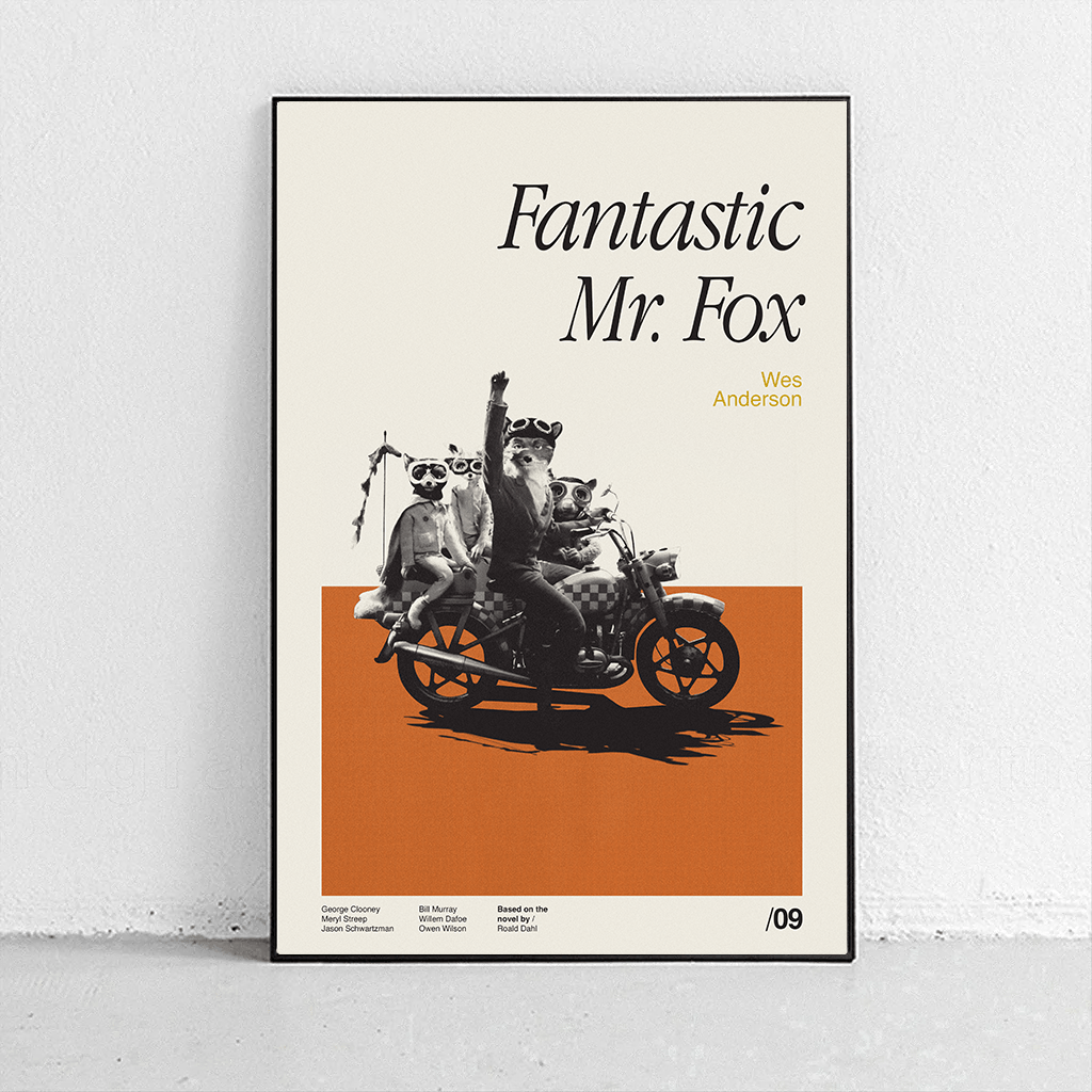 Sandgrain Studio Fantastic Mr Fox - Wes Anderson Art Print