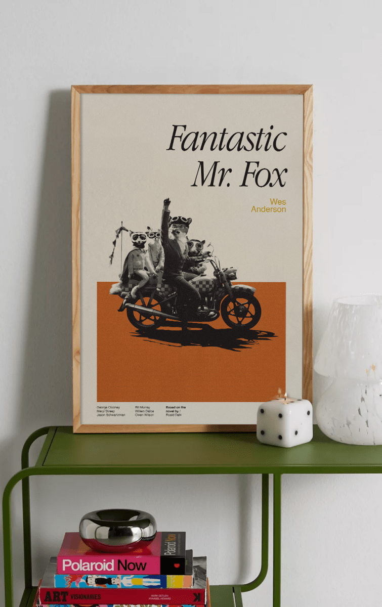 Sandgrain Studio Fantastic Mr Fox - Wes Anderson Art Print