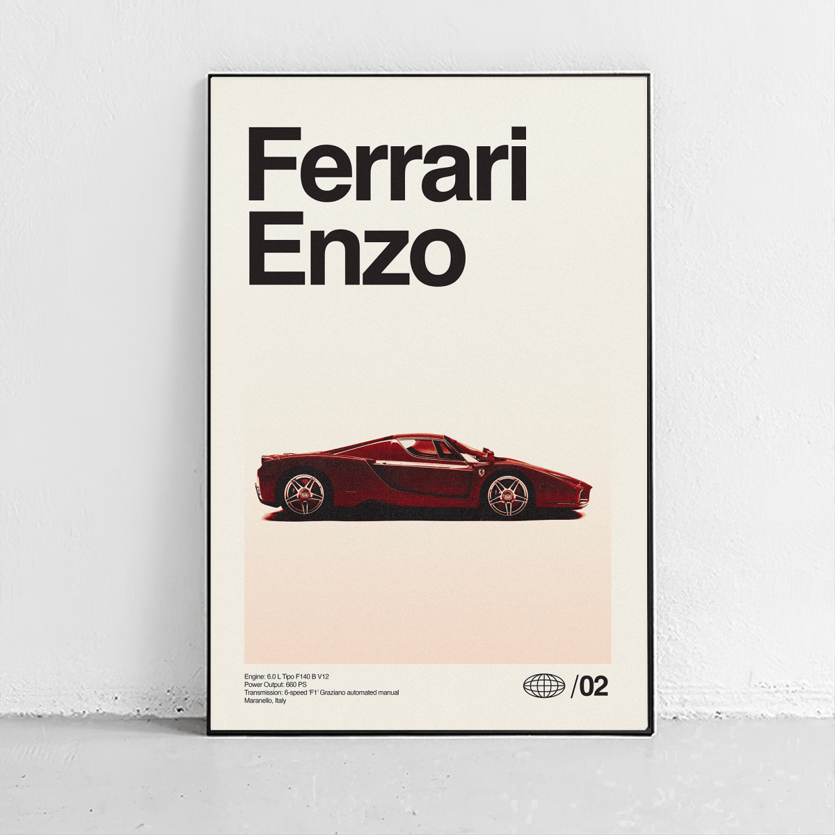 Sandgrain Studio Ferrari Enzo Art Print
