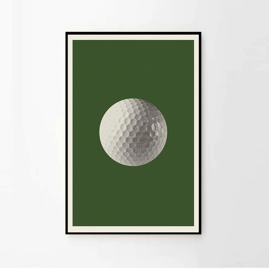 Sandgrain Studio Golf Ball Art Print