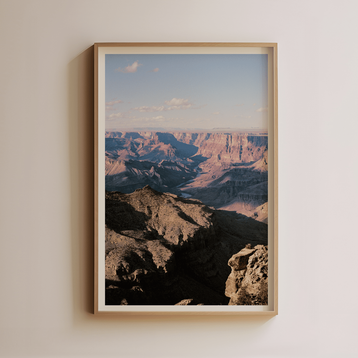 Sandgrain Studio Grand Canyon Vista Poster - Vertical National Park Wall Art Print