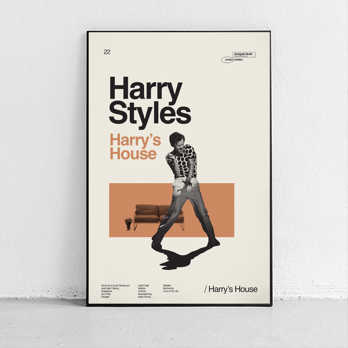Sandgrain Studio Harry Styles - Harry's House Art Print