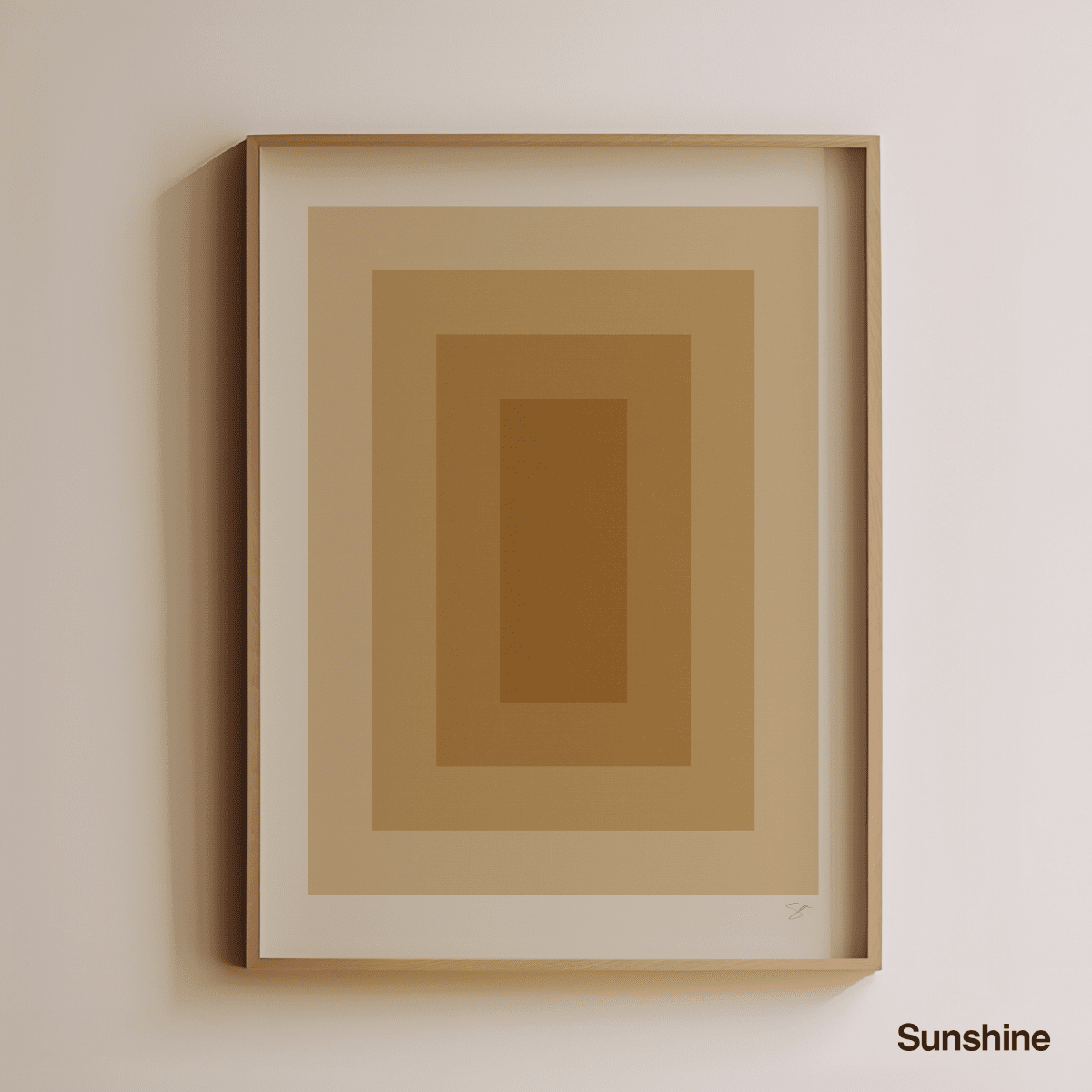 Sandgrain Studio Infinity Tunnels by Seb M. - Abstract Geometric Art Print - Modern Wall Décor