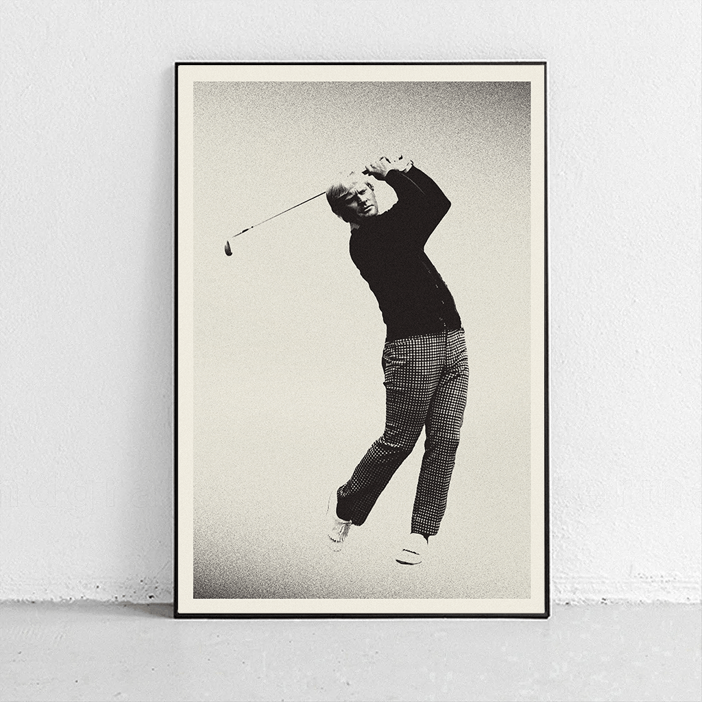 Sandgrain Studio Jack Nicklaus - Golden Bear Art Print