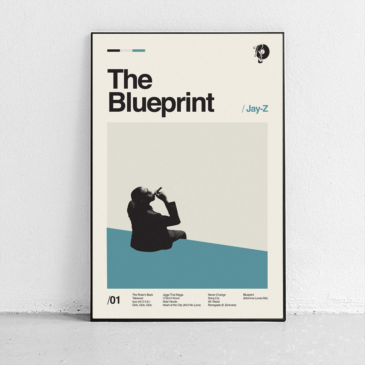 Sandgrain Studio Jay - Z - The Blueprint Art Print