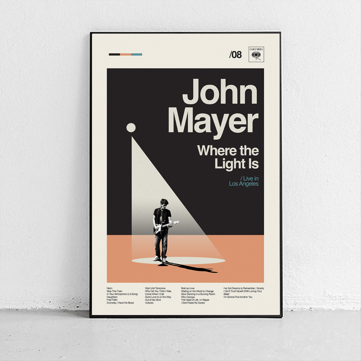 Sandgrain Studio John Mayer Live Art Print