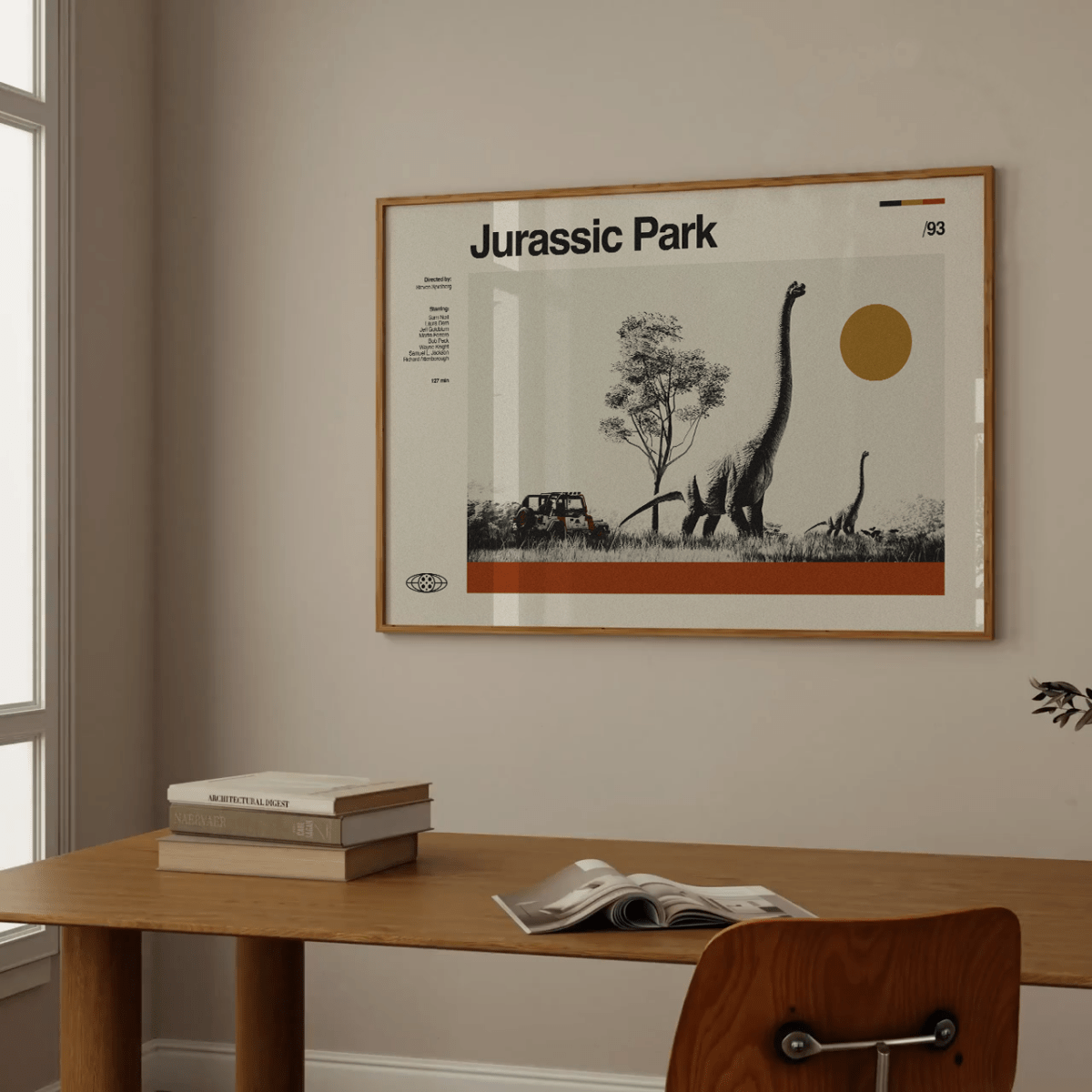 Sandgrain Studio Jurassic Park - Landscape Art Print