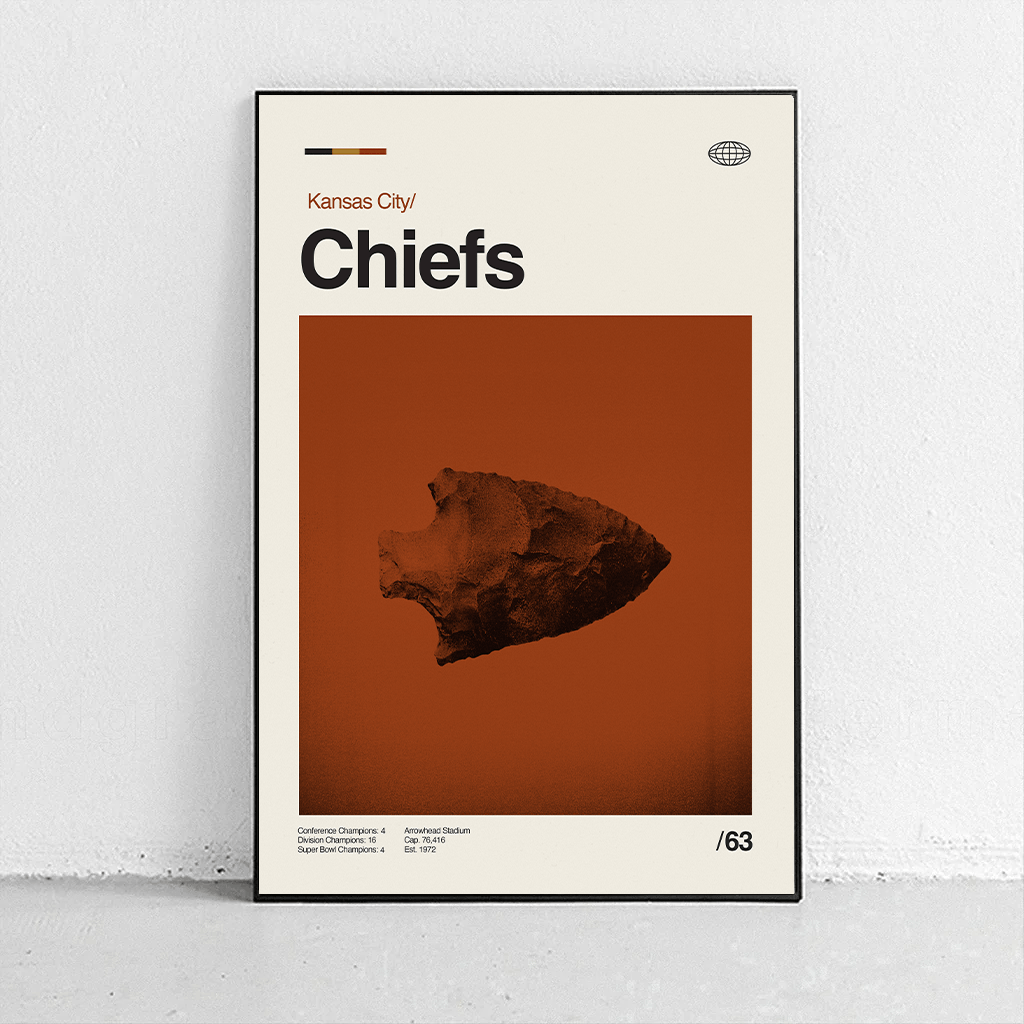 Sandgrain Studio Kansas City Chiefs Art Print