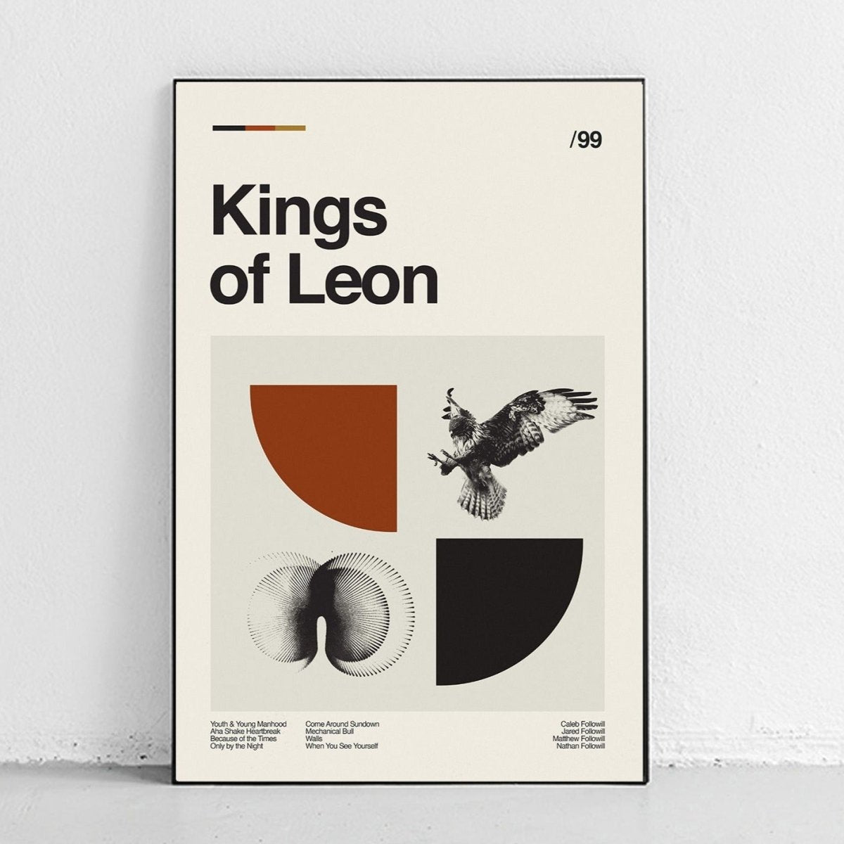 Sandgrain Studio Kings of Leon Art Print