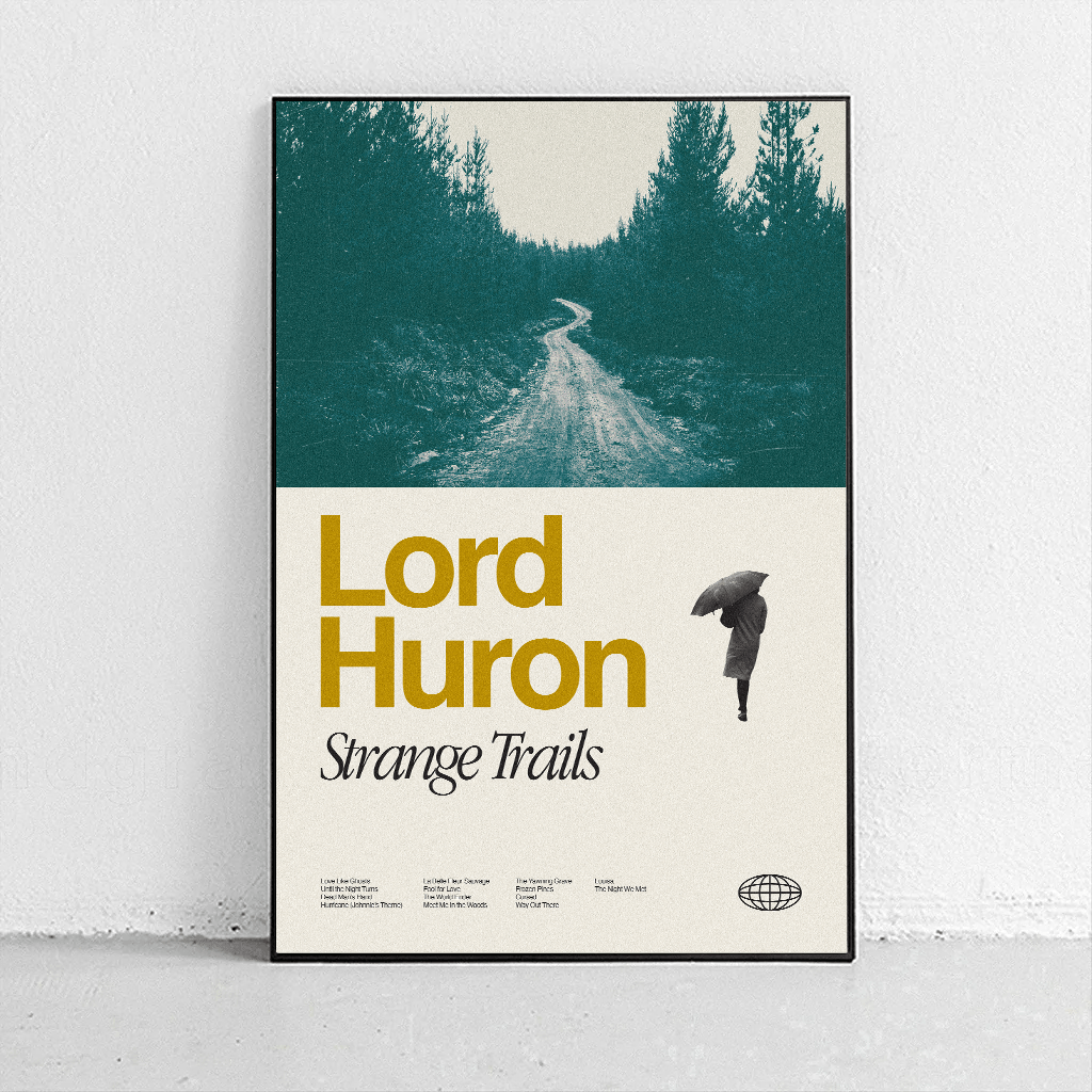 Sandgrain Studio Lord Huron - Strange Trails Art Print