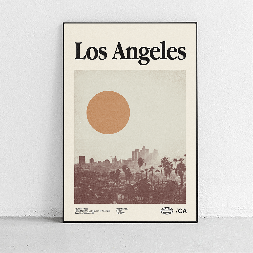 Sandgrain Studio Los Angeles - California Art Print