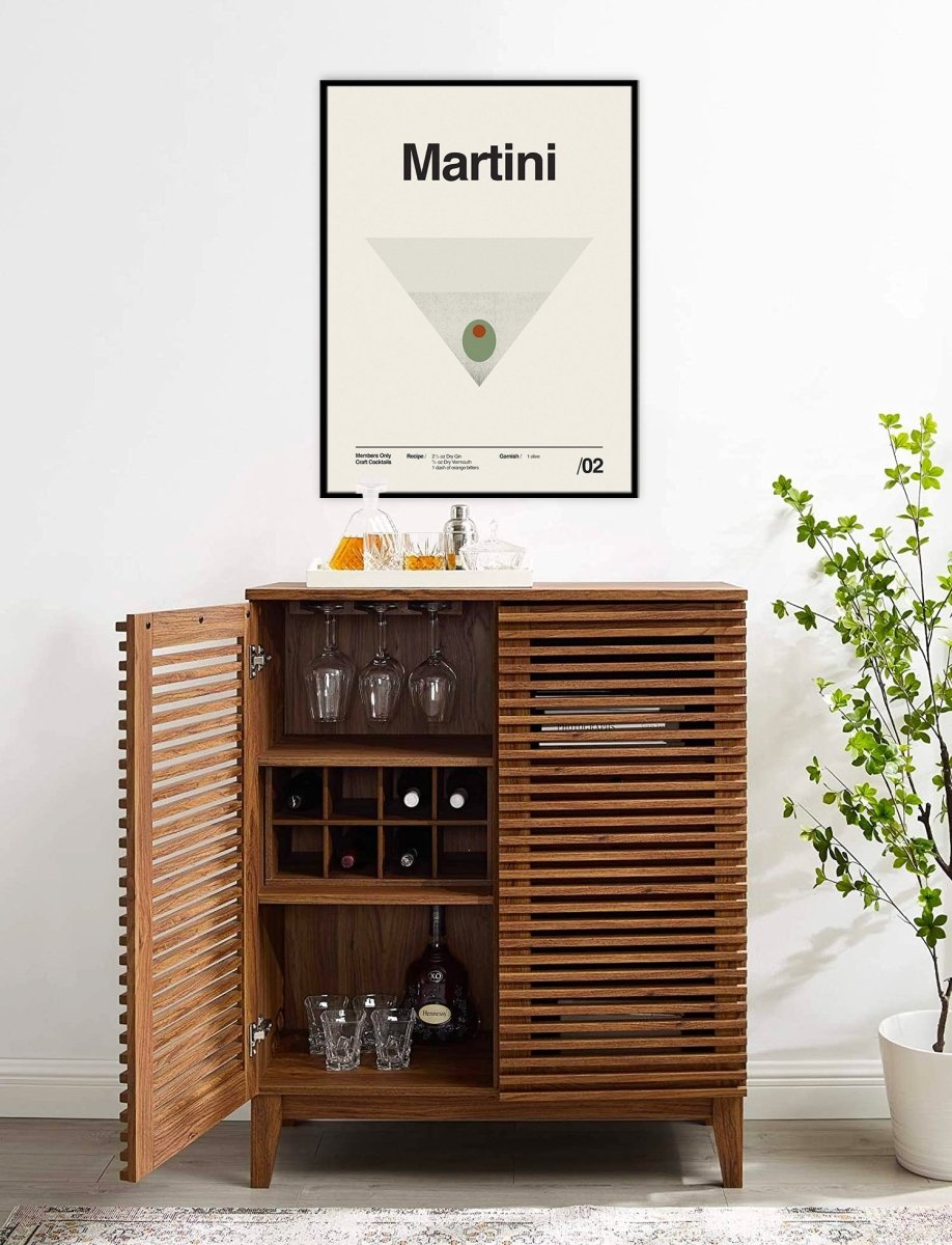 Sandgrain Studio Martini - Cocktail Art Print