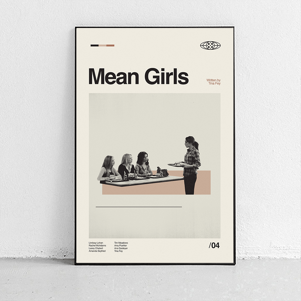 Sandgrain Studio Mean Girls Art Print