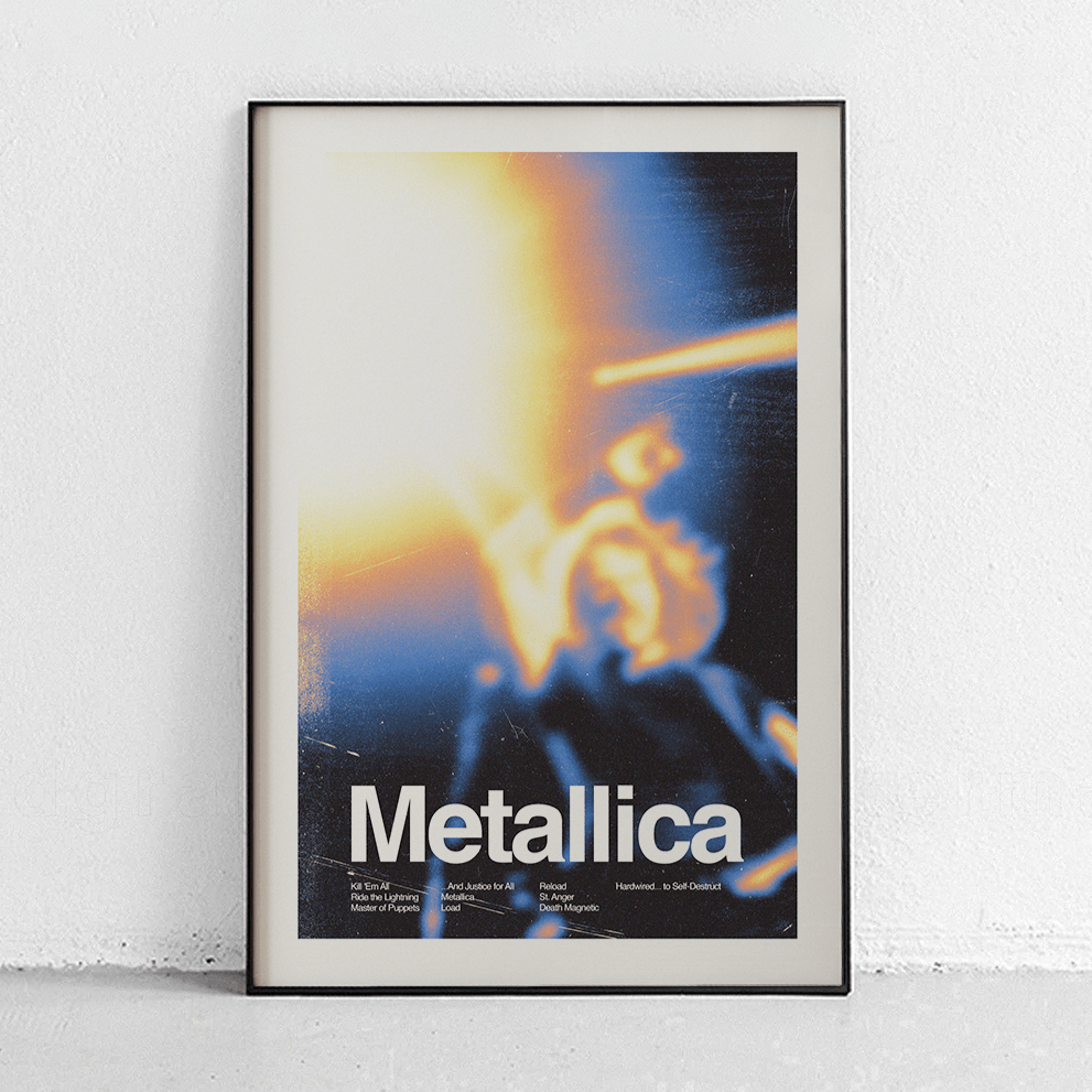 Sandgrain Studio Metallica Art Print