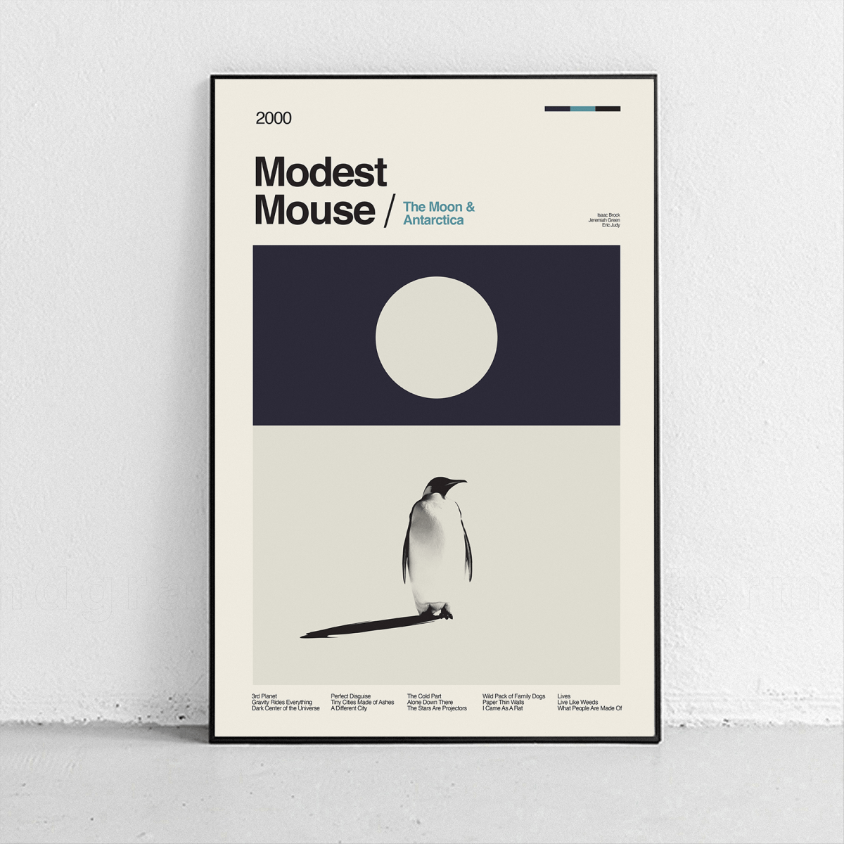 Sandgrain Studio Modest Mouse - The Moon & Antarctica Art Print