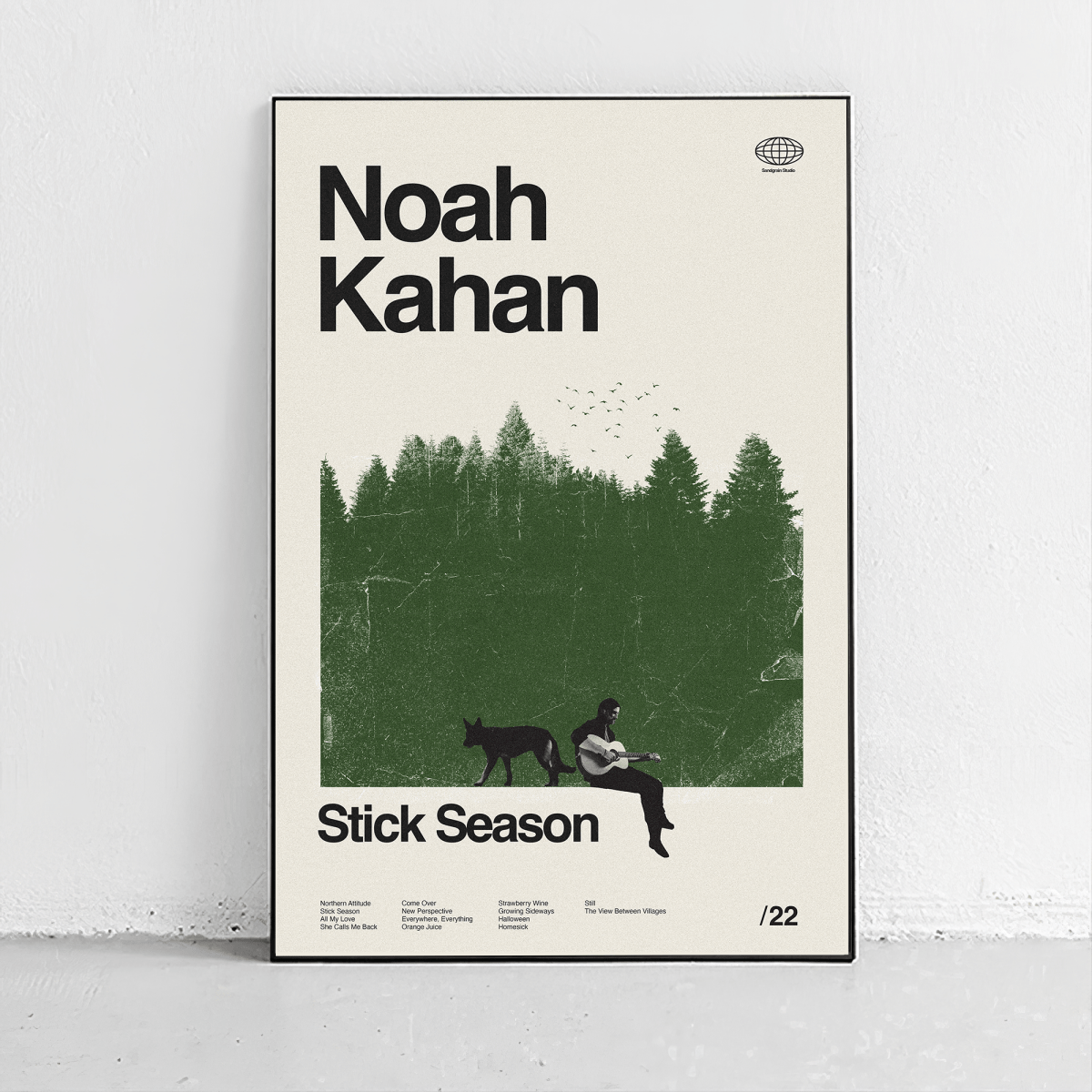 Sandgrain Studio Noah Kahan - Stick Season Art Print