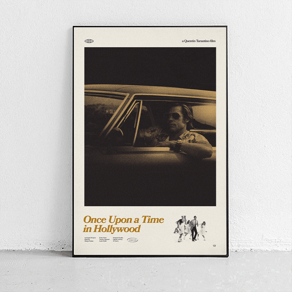 Sandgrain Studio Once Upon a Time in Hollywood - QTC Art Print
