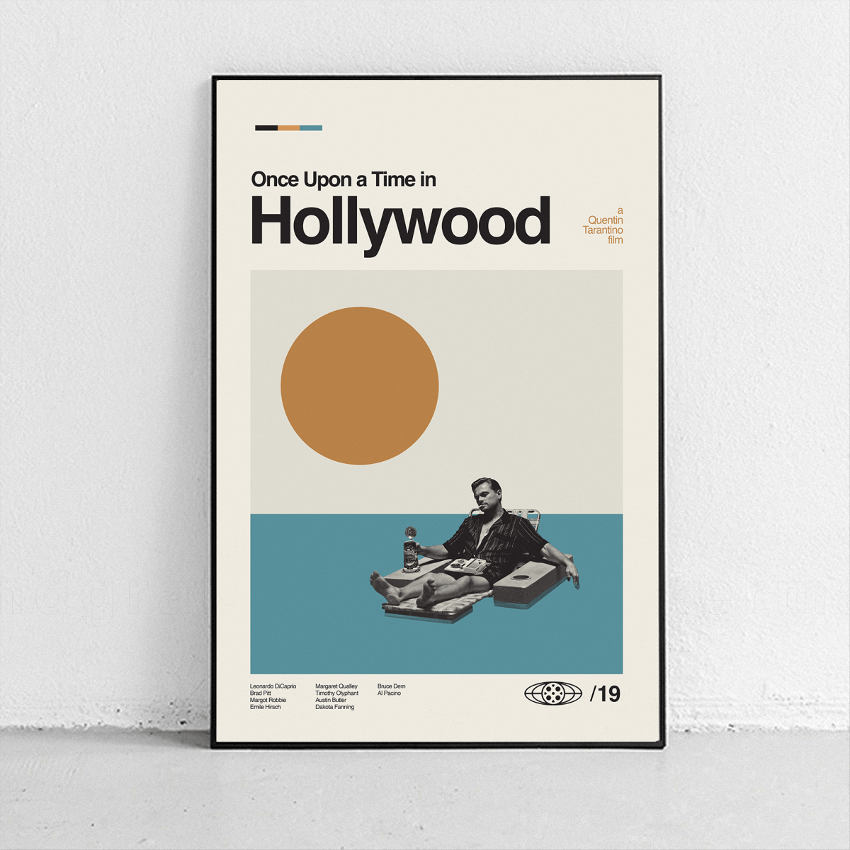 Sandgrain Studio Once Upon A Time In Hollywood - Quentin Tarantino Art Print