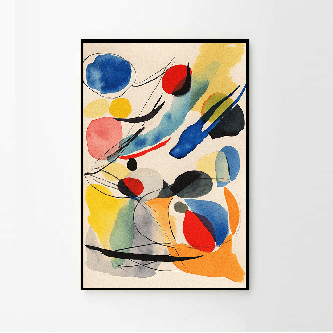 Sandgrain Studio Primary 3 - Watercolor Art Print