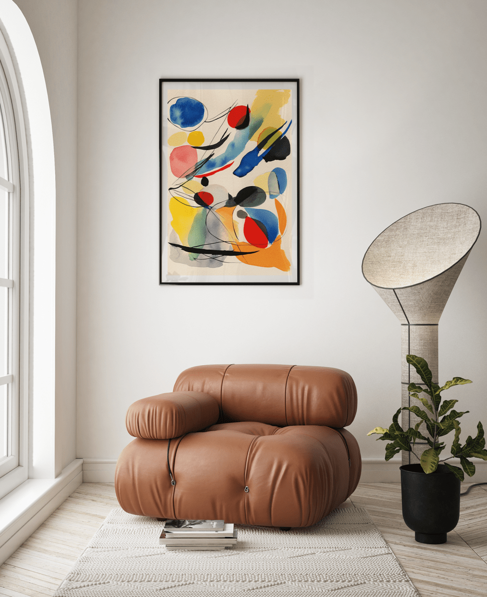 Sandgrain Studio Primary 3 - Watercolor Art Print