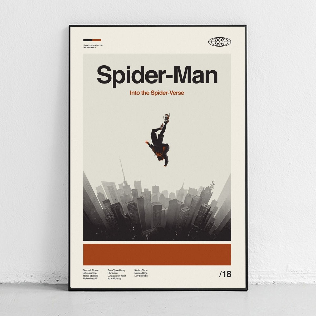 Sandgrain Studio Spider - man: Into the Spiderverse Art Print
