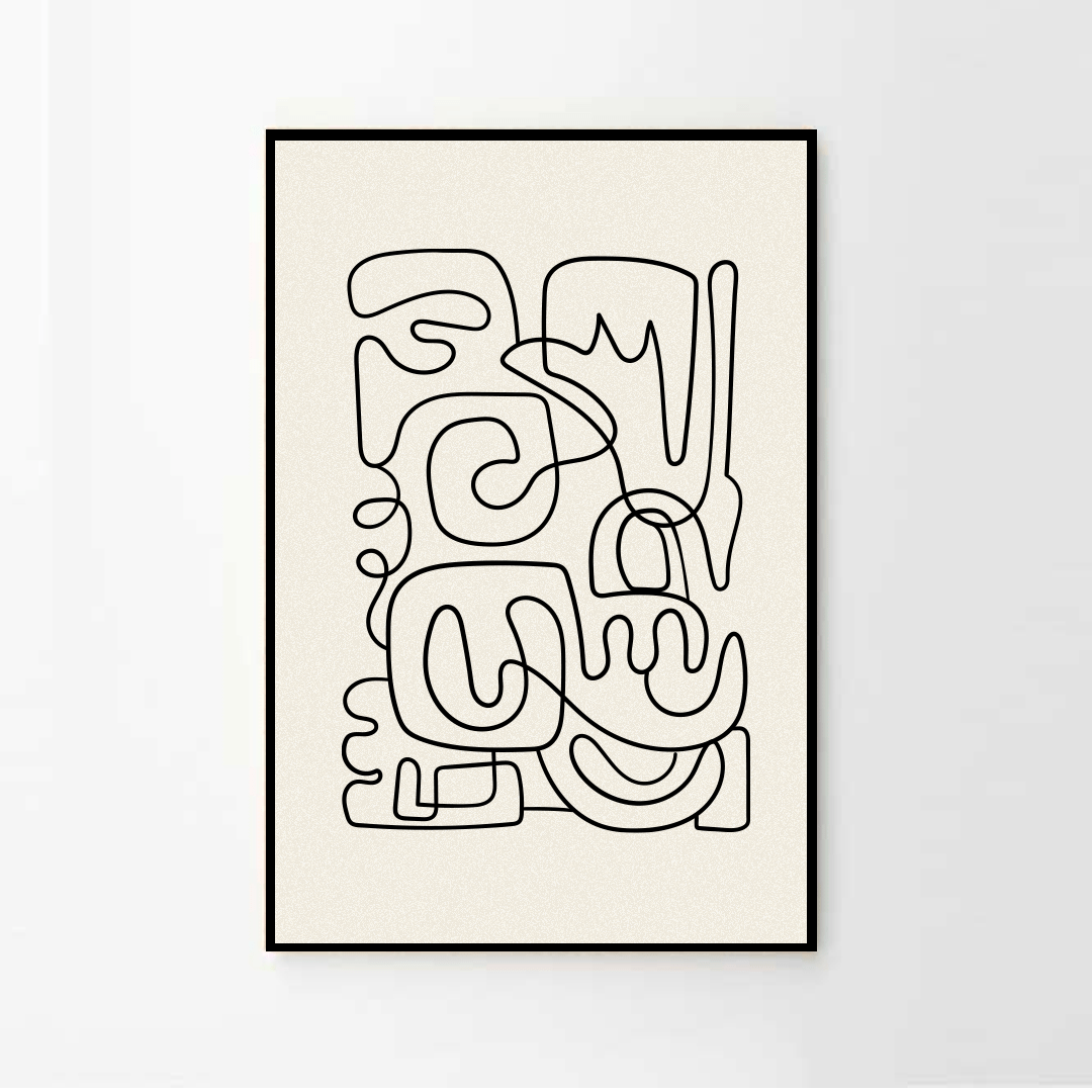 Sandgrain Studio Squiggle Art Print