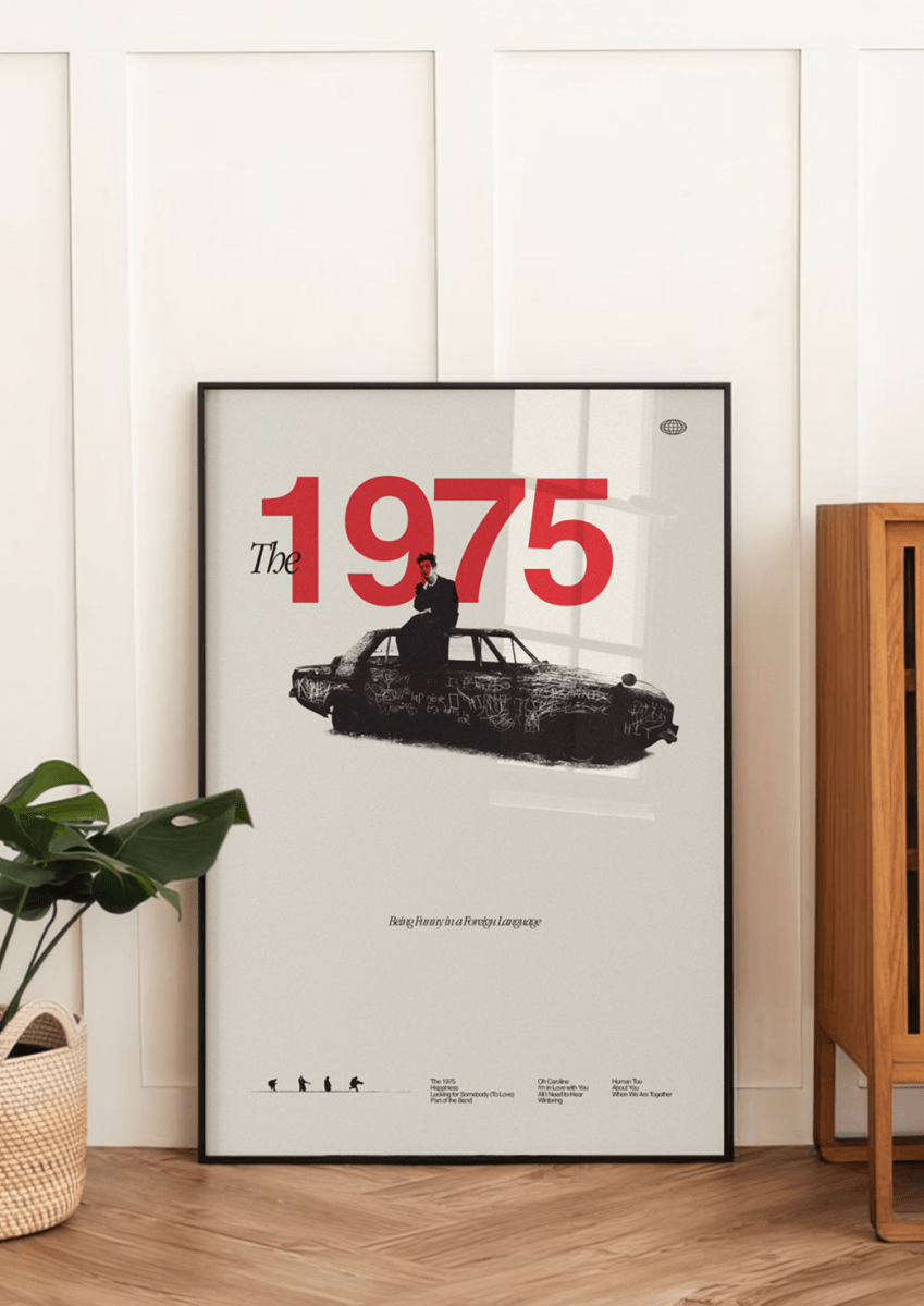 Sandgrain Studio The 1975 - Being Funny in a Foreign Language Art Print