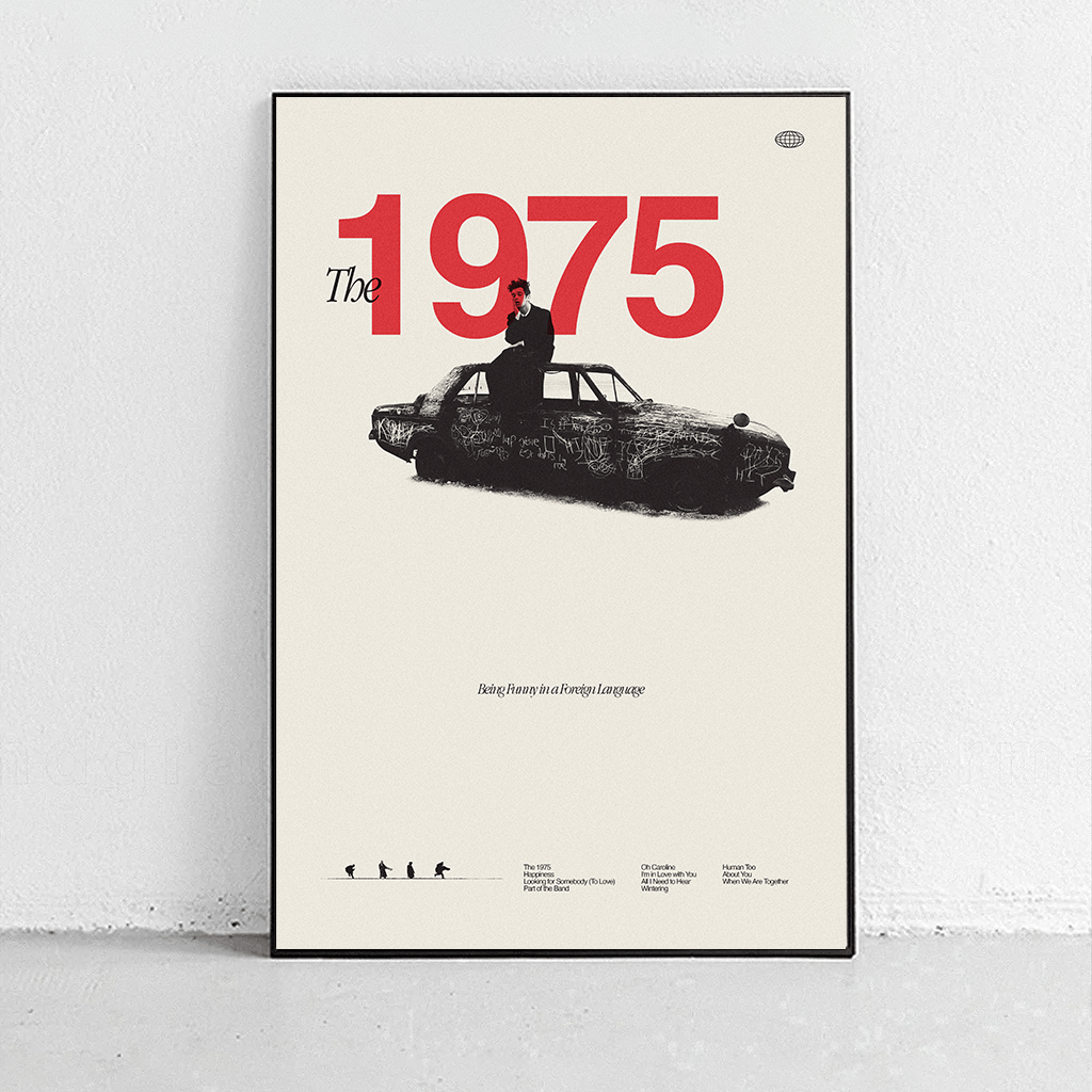 Sandgrain Studio The 1975 - Being Funny in a Foreign Language Art Print