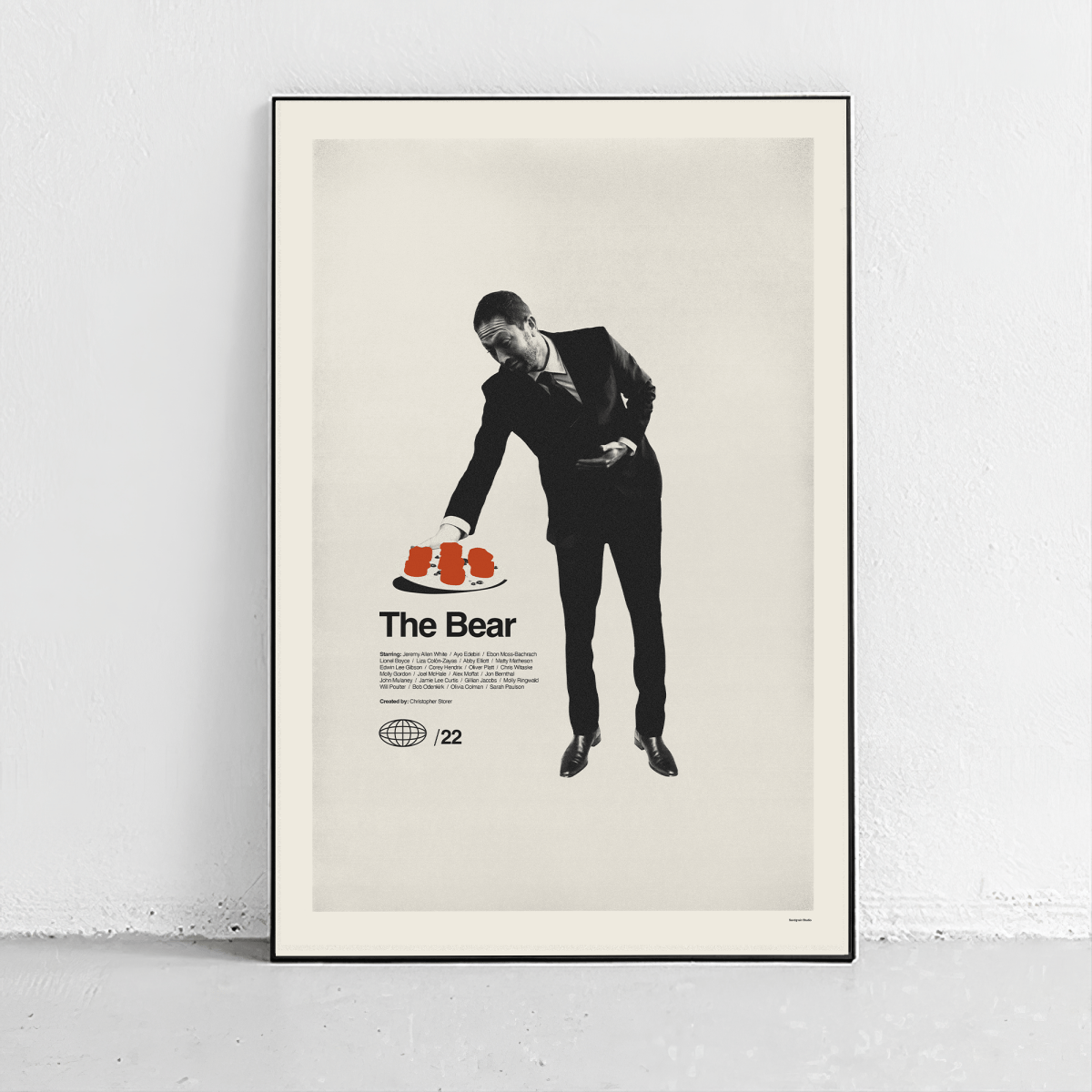 Sandgrain Studio The Bear - Forks Art Print