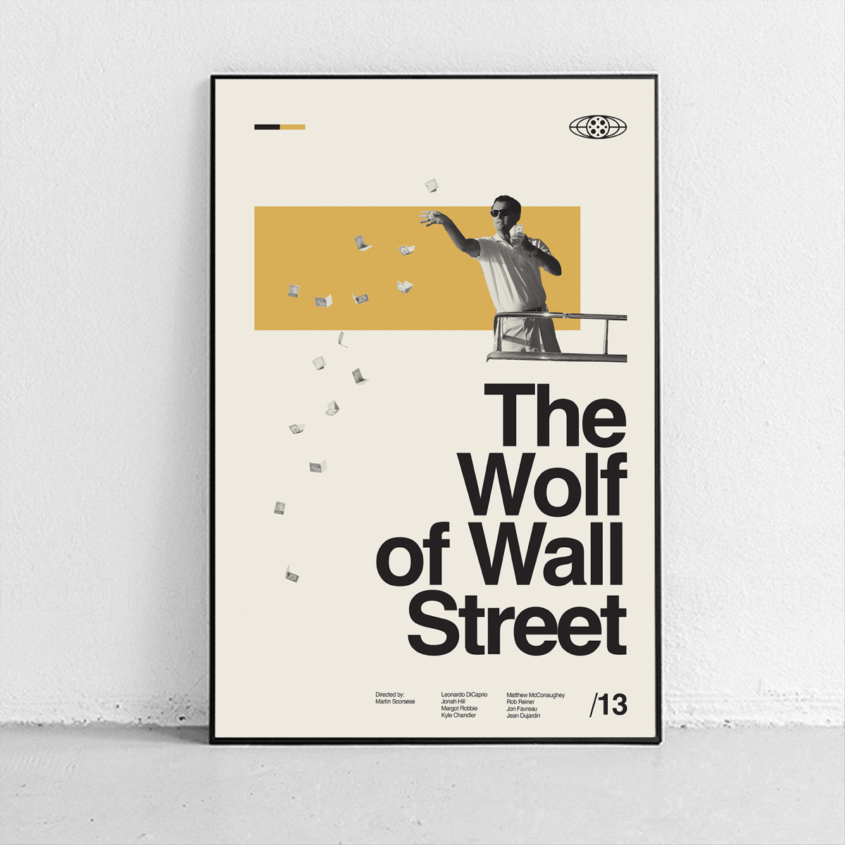 Sandgrain Studio The Wolf of Wall Street Art Print