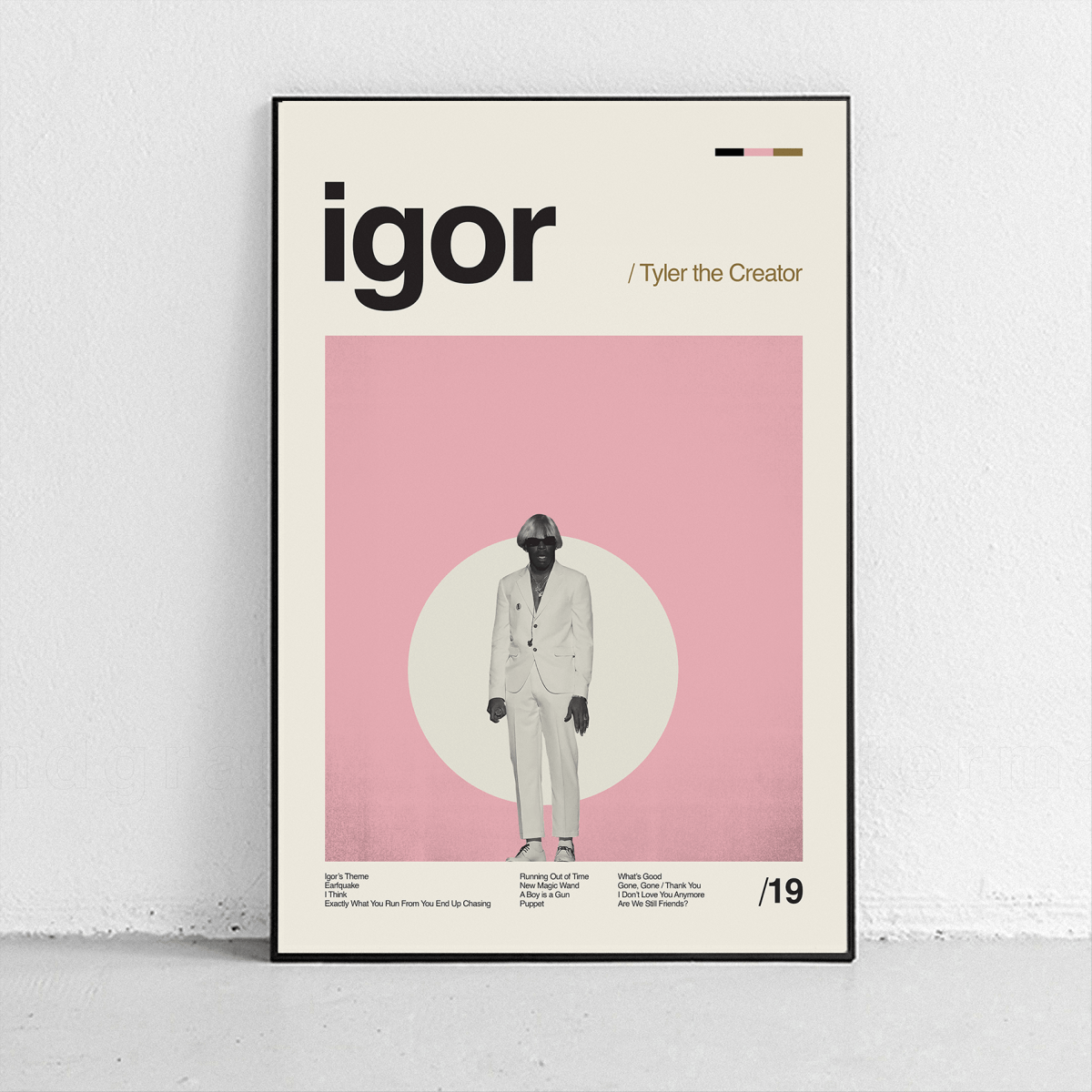 Sandgrain Studio Tyler the Creator - Igor Art Print