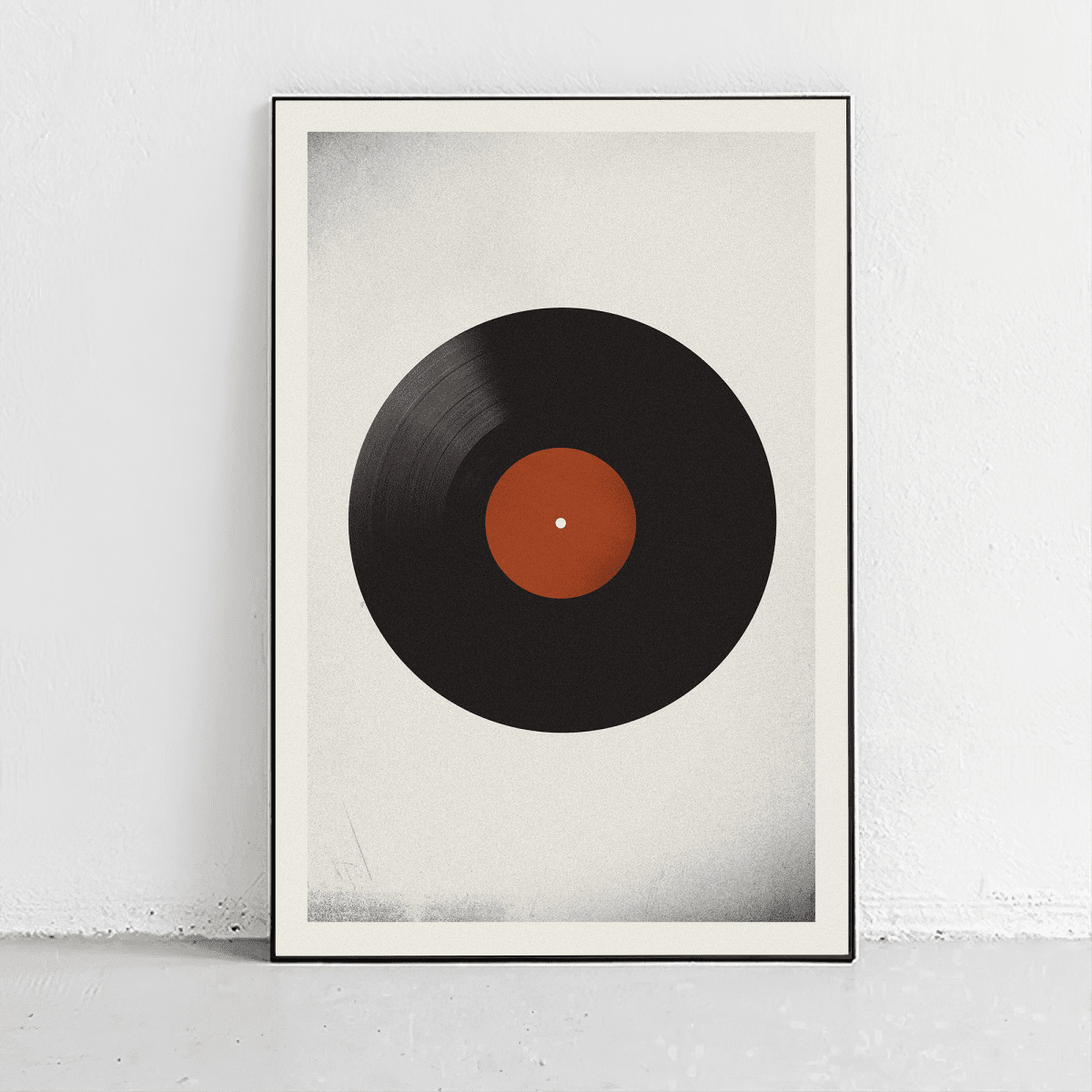 Sandgrain Studio Vinyl Record Poster - Midcentury Modern Abstract Wall Art
