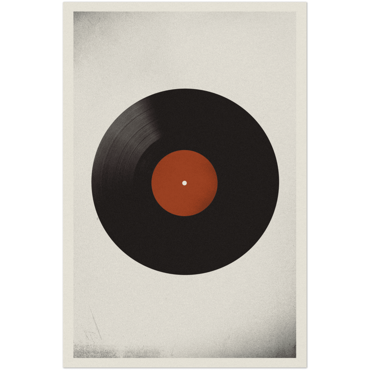 Sandgrain Studio Vinyl Record Poster - Midcentury Modern Abstract Wall Art