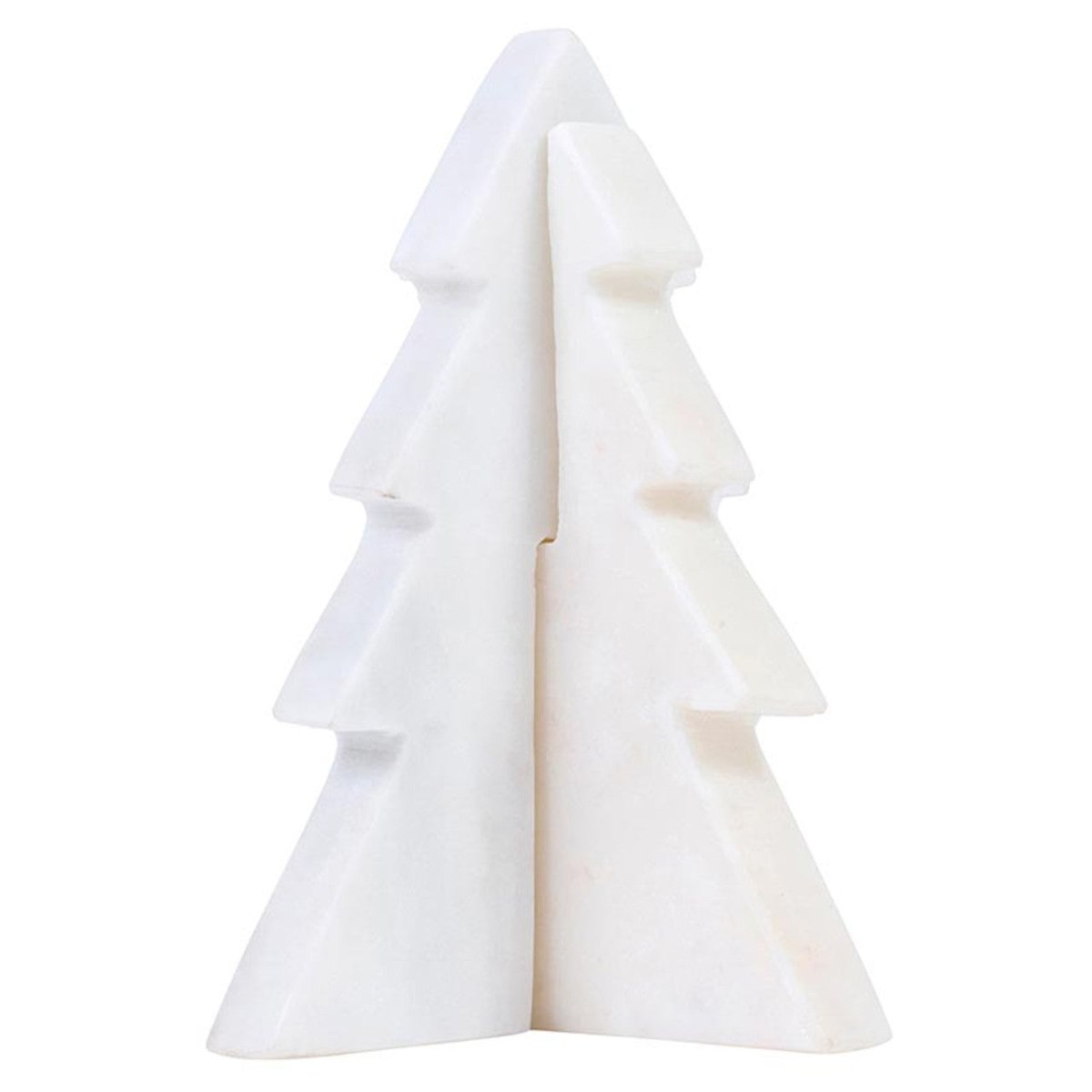 Santa Barbara Design Studio Interlocking 5 - Inch Marble Tree Figurine, Set of 3