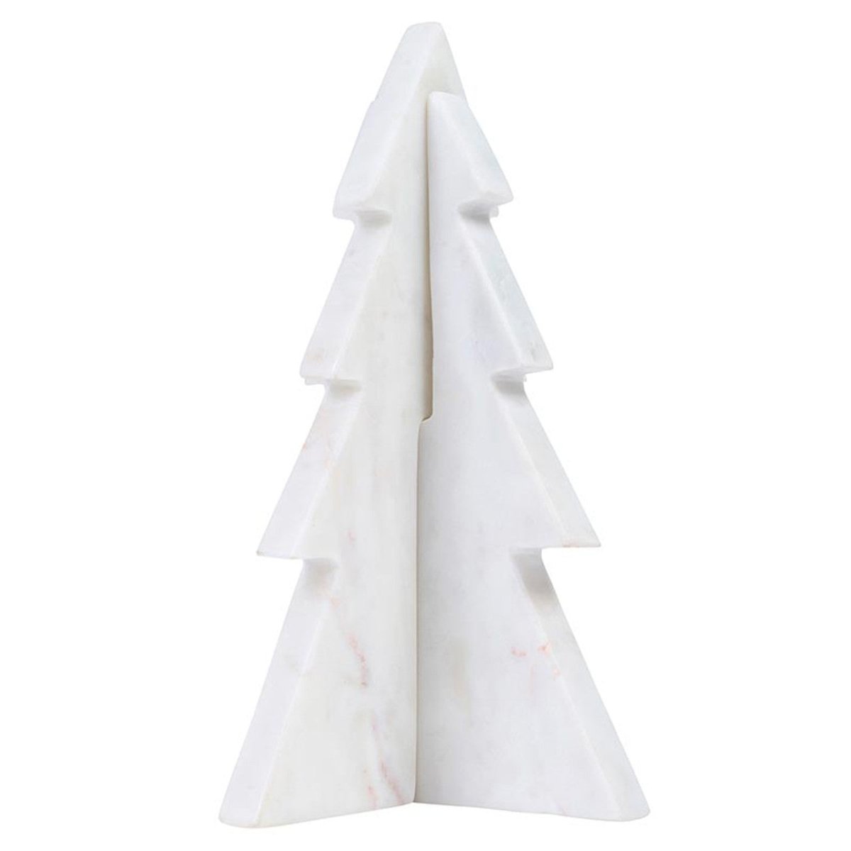 Santa Barbara Design Studio Interlocking 9 - Inch Marble Tree Figurine, Set of 3