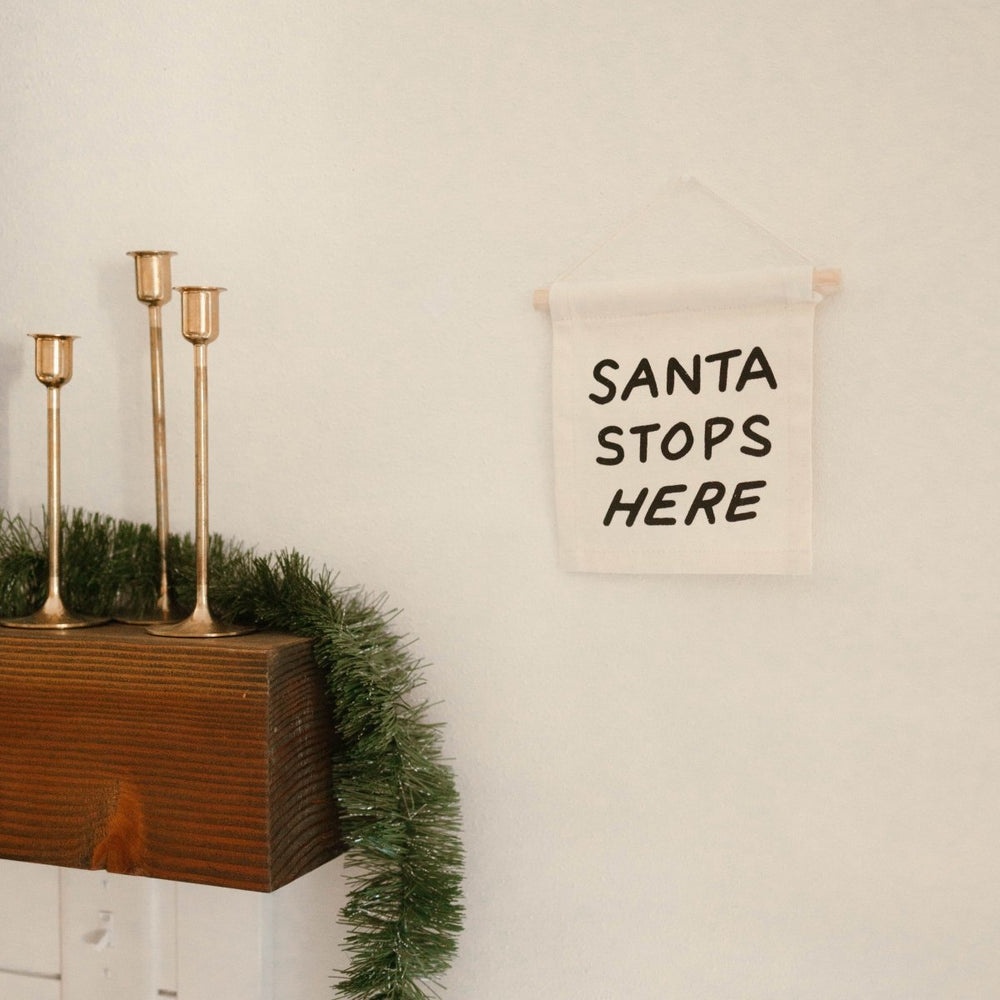 
                      
                        Imani Collective Santa Stops Here Hang Sign - lily & onyx
                      
                    