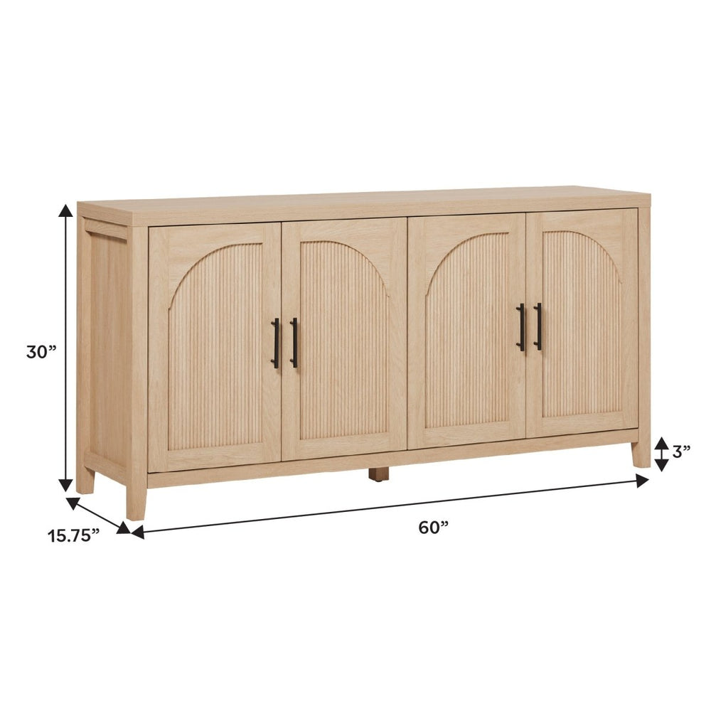 
                      
                        Walker Edison Sasha 70" Modern Reeded Sideboard / TV Stand - lily & onyx
                      
                    